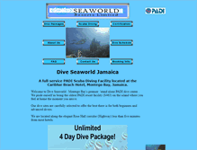Tablet Screenshot of diveseaworld.com